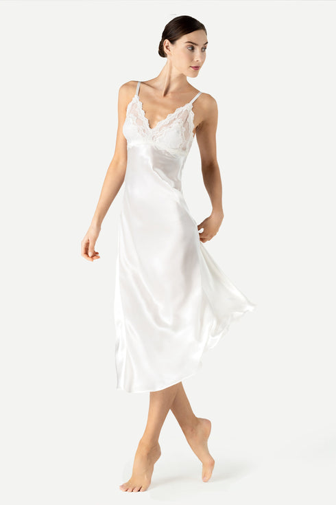 NK Imode Anya Beautiful Bust-support Long Silk Gown